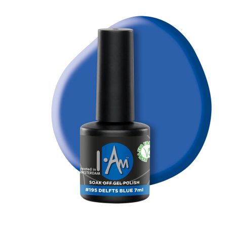 I.Am Gel Polish - gelinis lakas Delfts Blue #195 - , 7ml