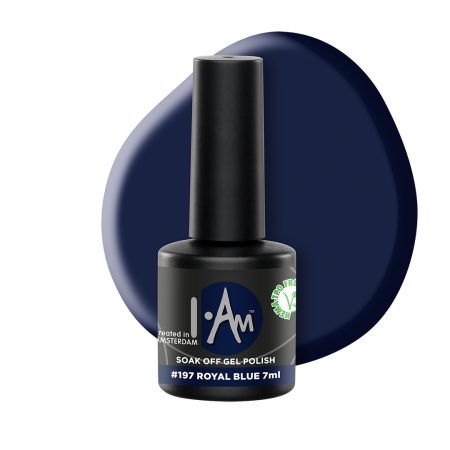I.Am Gel Polish - gelinis lakas Royal Blue #197 - , 7ml