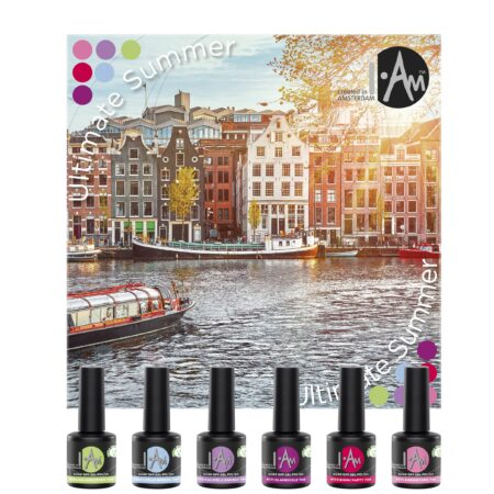 I.Am Ultimates Summer Collection - gelinio lako spalvų rinkinys, 6*7ml