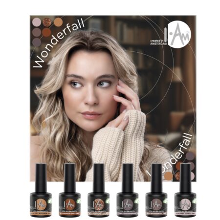 I.Am Wonderfall Collection - gelinio lako spalvų rinkinys, 6*7ml