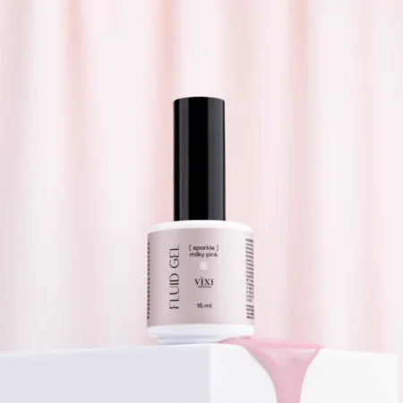 Fluid gelis "Sparkle Milky Pink"