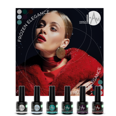 I.Am Frozen Elegance Collection - gelinio lako spalvų rinkinys, 6*7ml