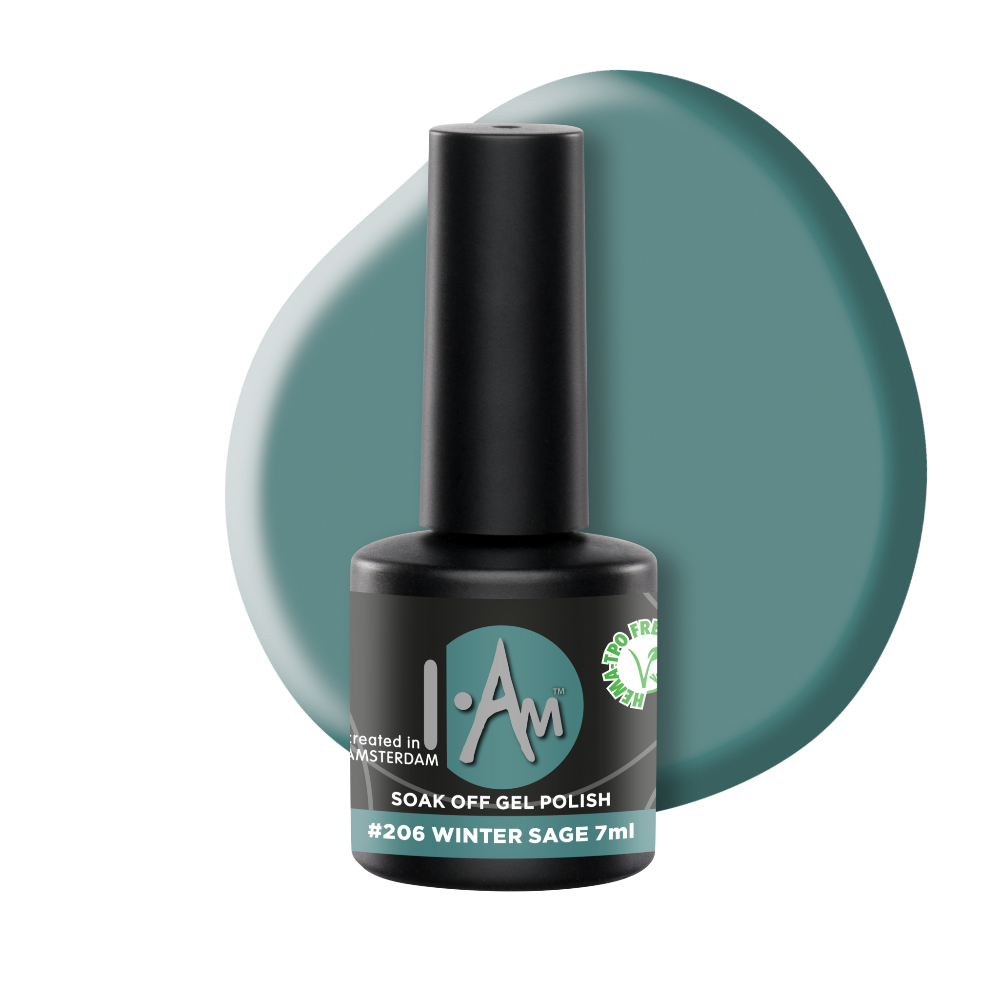 I.Am Gel Polish - gelinis lakas Winter Sage #206 - , 7ml