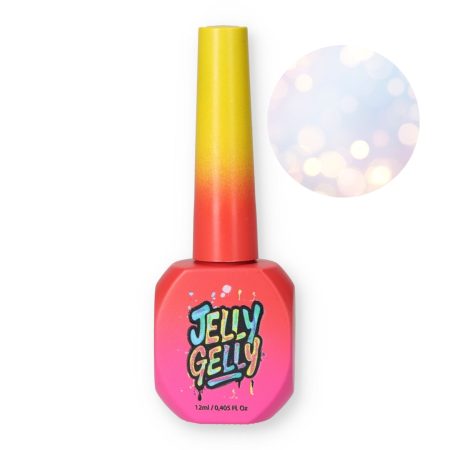 Jelly Gelly top coat SILVER GLAZE 12ml