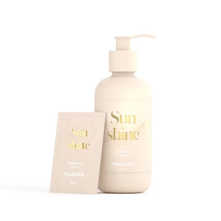 Rankų ir kūno kremas su spindinčiomis dalelėmis "SUNSHINE"